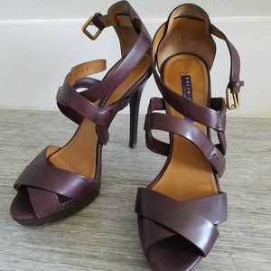 LAST CHANCE: Ralph Lauren sandals, heels size 8